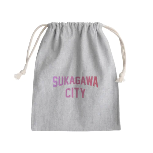 須賀川市 SUKAGAWA CITY Mini Drawstring Bag