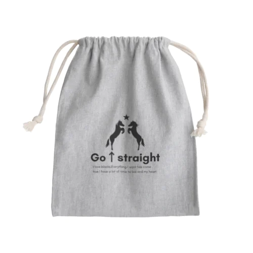 go straightグッズ Mini Drawstring Bag