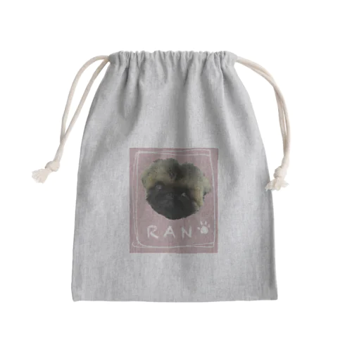 ペキニーズのランくん Mini Drawstring Bag