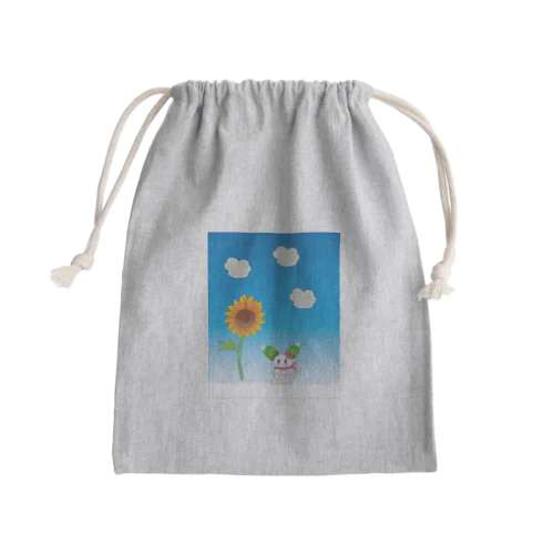 ましろとひまわり Mini Drawstring Bag