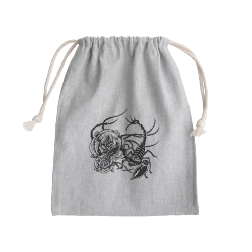 砂漠の薔薇蠍 Mini Drawstring Bag