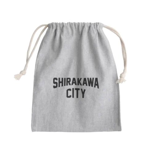 白河市 SHIRAKAWA CITY Mini Drawstring Bag