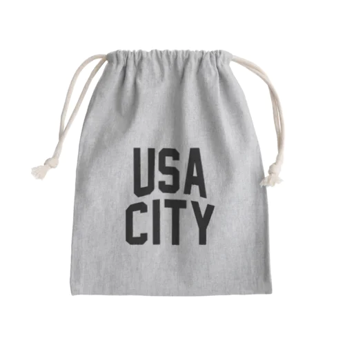 宇佐市 USA CITY Mini Drawstring Bag