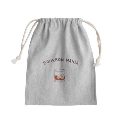 バーボン大好き「バーボンマニア」（Tシャツ・パーカー・グッズ・ETC） Mini Drawstring Bag