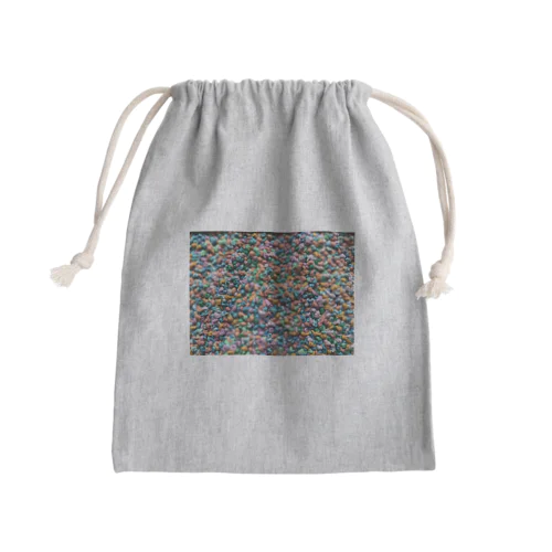 フラワー　⑨ Mini Drawstring Bag