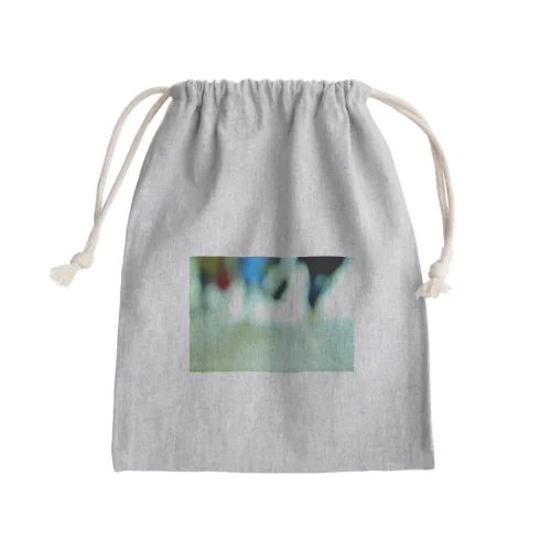 ３人娘 Mini Drawstring Bag