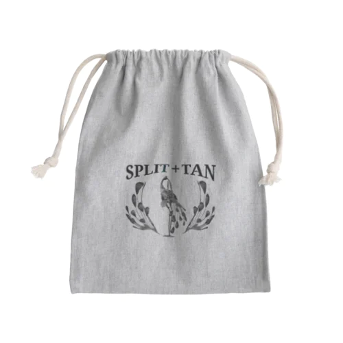 【 SPLIT+TAN 】孔雀ロゴ Mini Drawstring Bag