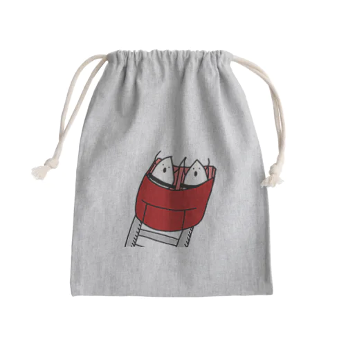 絶叫らっきょう Mini Drawstring Bag