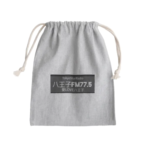 愛LOVE八王子ブラックロゴ Mini Drawstring Bag
