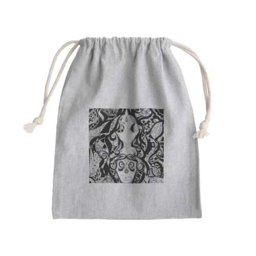 「無題」シリーズ小物 Mini Drawstring Bag