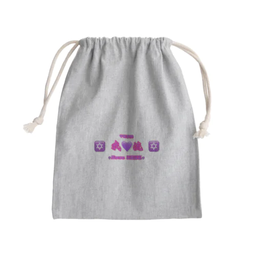 【公式】team我流 グッズ Mini Drawstring Bag