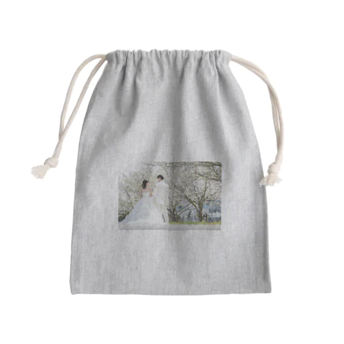 結婚式 Mini Drawstring Bag