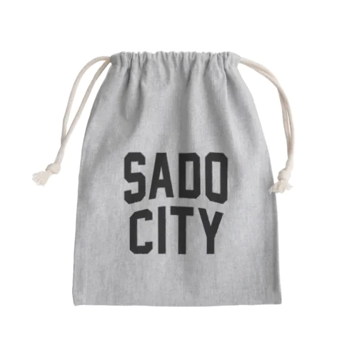 佐渡市 SADO CITY Mini Drawstring Bag