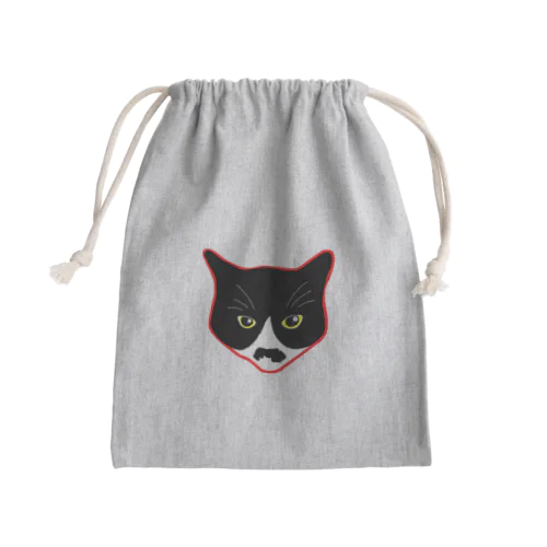 我が家の髭猫リリィ Mini Drawstring Bag