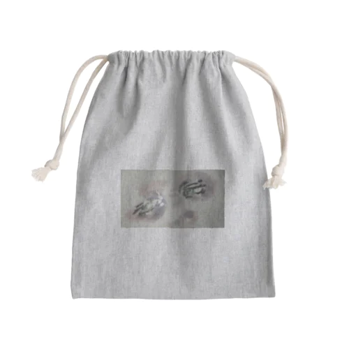 ピンぼけみてるよ Mini Drawstring Bag