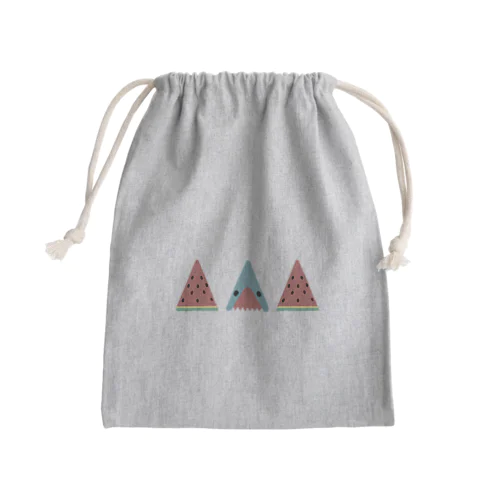 トライアングル-summer Mini Drawstring Bag