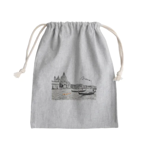 2.ゴンドラと競争　モモの気ままな世界旅 Mini Drawstring Bag