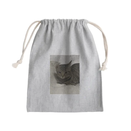 ねむぽんこ Mini Drawstring Bag