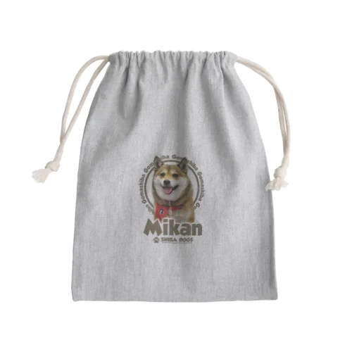 胡麻柴みかん Mini Drawstring Bag