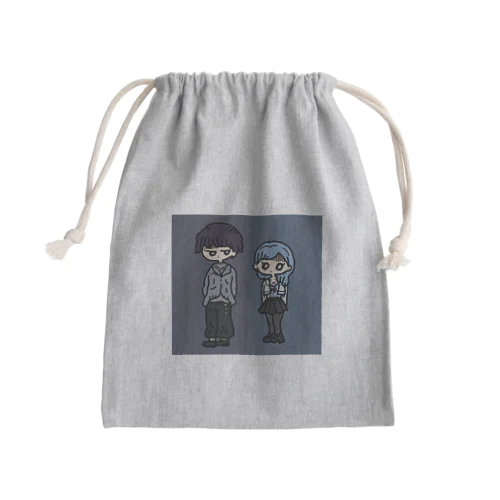 わんつーかずき Mini Drawstring Bag