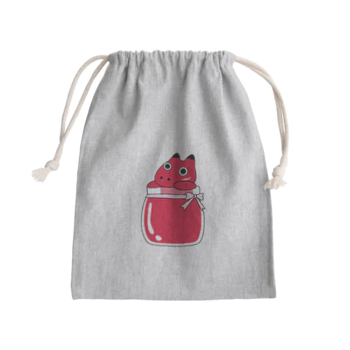 赤べこinイチゴジャム Mini Drawstring Bag