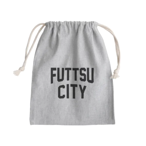 富津市 FUTTSU CITY Mini Drawstring Bag