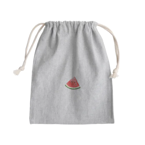 おいしい〜スイカ農家 Mini Drawstring Bag