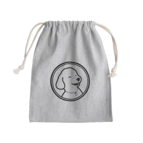 笑顔のトイプードル Mini Drawstring Bag