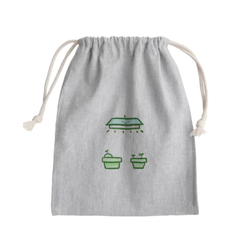 ライトとプランター Mini Drawstring Bag