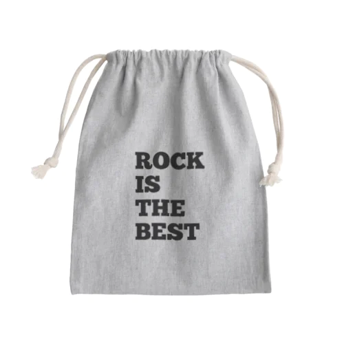 L&R  ROCK IS THE BEST Mini Drawstring Bag