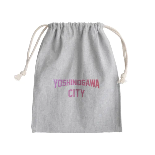 吉野川市 YOSHINOGAWA CITY Mini Drawstring Bag