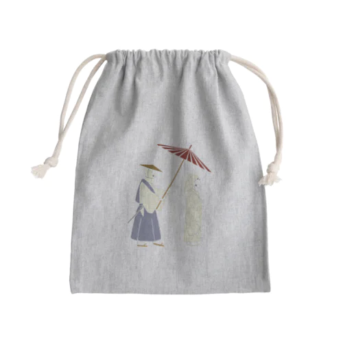 狐の嫁入り Mini Drawstring Bag