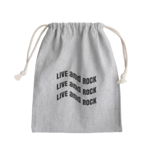 L&R  LIVE and ROCK Mini Drawstring Bag