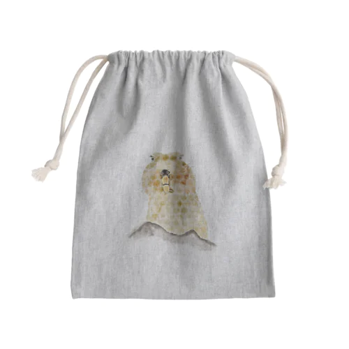 亀甲 × エチオピアオオタケネズミ Mini Drawstring Bag