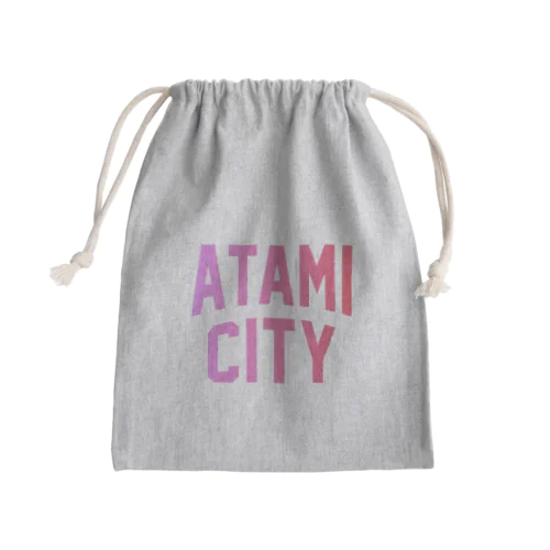 熱海市 ATAMI CITY Mini Drawstring Bag
