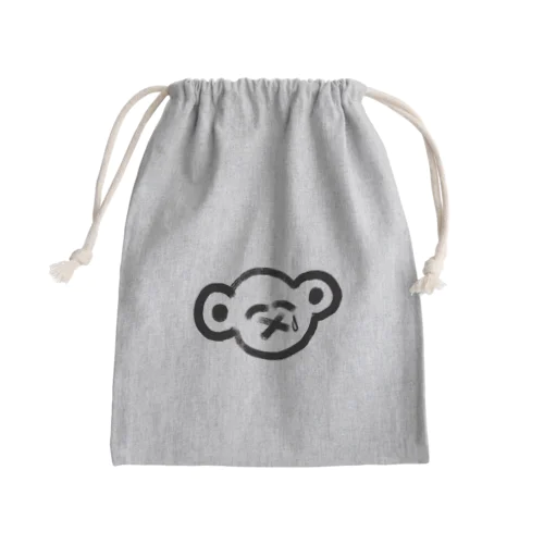 言わないマン Mini Drawstring Bag