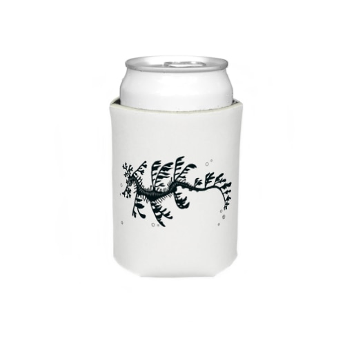 リーフィーシードラゴン　白黒 Koozie