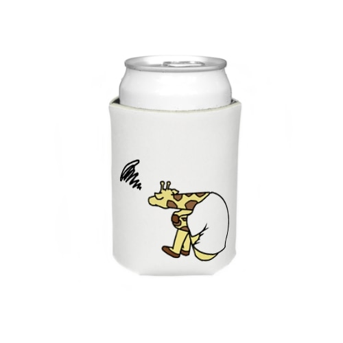 背中まるいキリン (バレエアニマルズ) Koozie