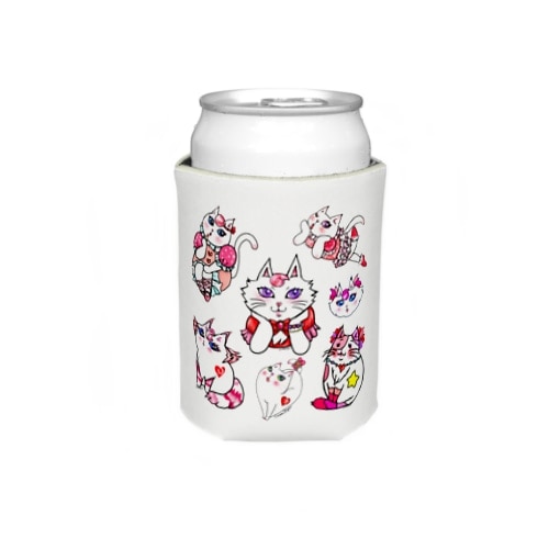 オシャレにゃんこ大集合 Koozie