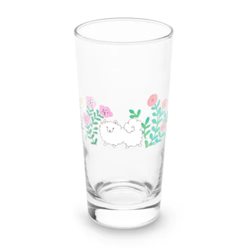 おさんぽスピッツ Long Sized Water Glass