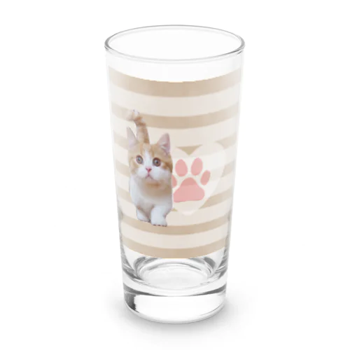 ほっこりにゃ猫トラちゃん２ Long Sized Water Glass