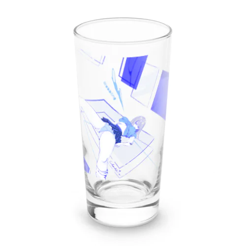 Wobbling 青の心象02 エロポップ 揺らぎ ガールズイラスト Long Sized Water Glass