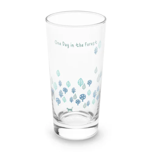 或る日の森(ブルー系) Long Sized Water Glass