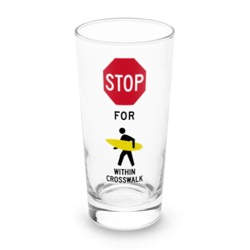 stop for surfer_No.003_fC Long Sized Water Glass