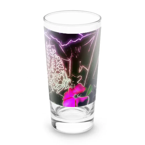 蝶と花　バタフライ Long Sized Water Glass