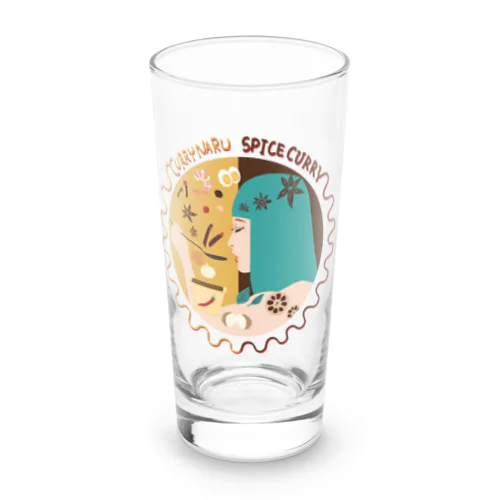 curry naru Tシャツ Long Sized Water Glass