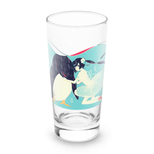 クラゲ少女とペンギン Long Sized Water Glass