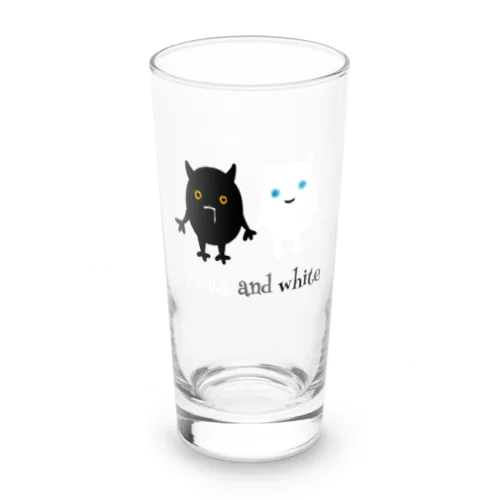 しろくろモンスターちゃん Long Sized Water Glass