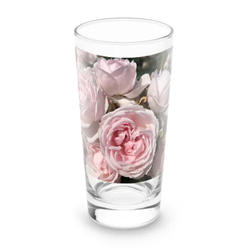 薄いピンクの薔薇 Long Sized Water Glass