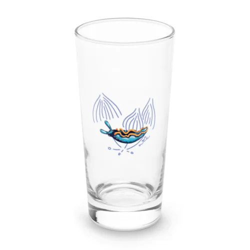 アカフチミドリガイ Long Sized Water Glass